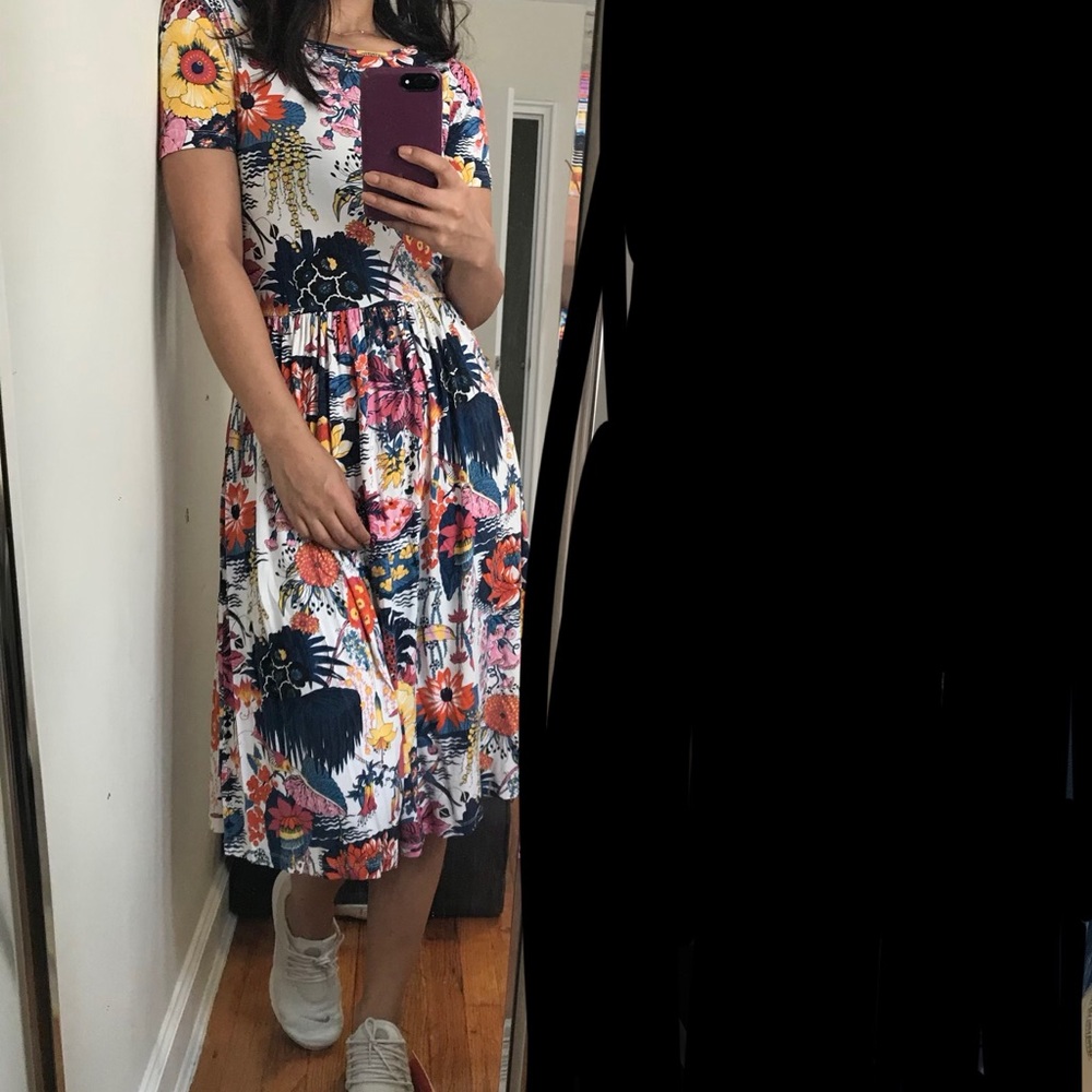Floral cotton dress
